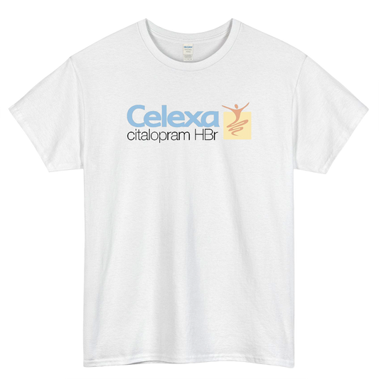 Celexa Logo Mens Unisex Short Sleeve T-Shirt Size S-3XL - P