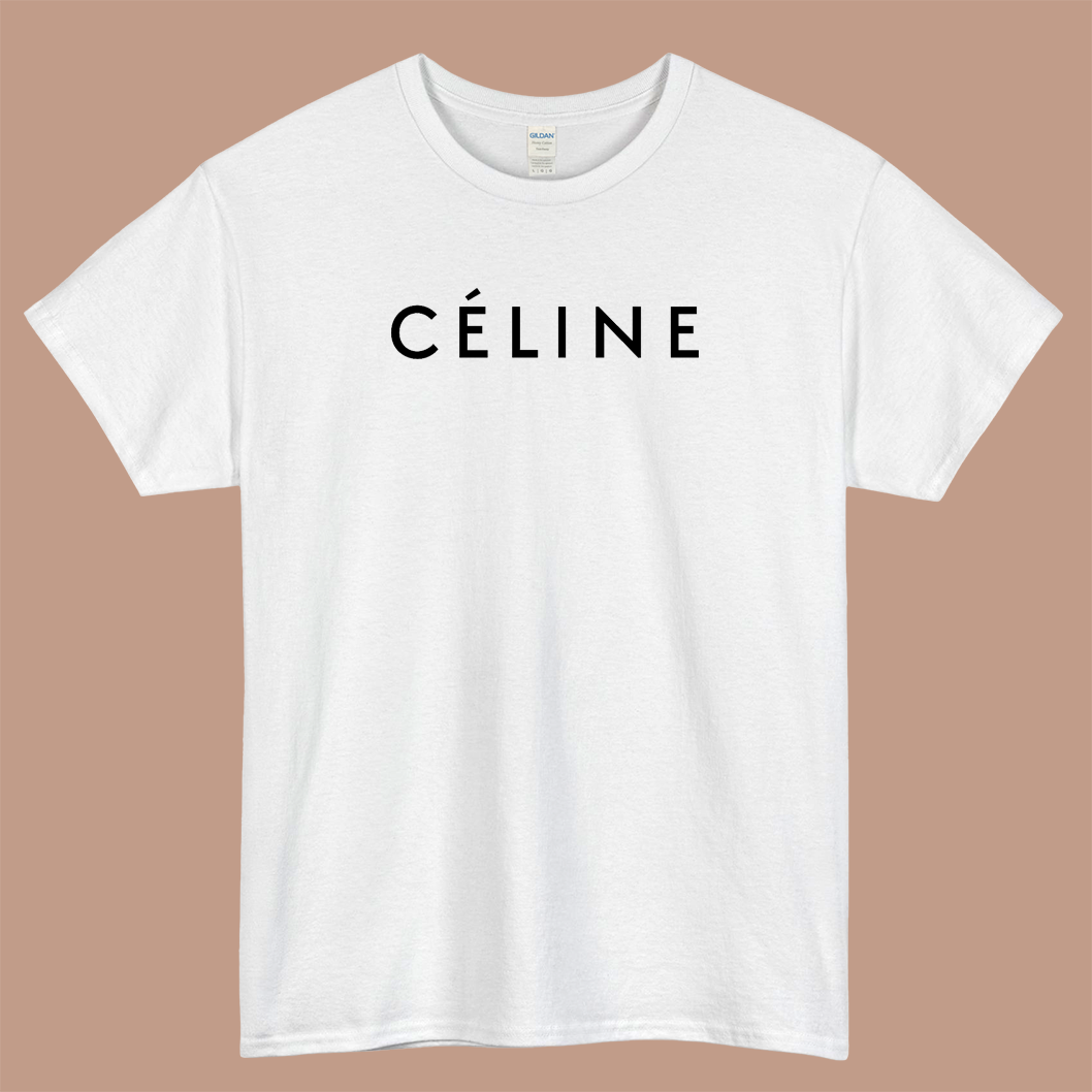 Celine Logo Mens Unisex Short Sleeve T-Shirt Size S-3XL