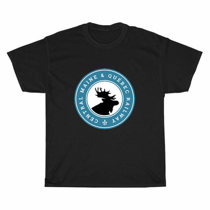 Central Maine & Quebec Railway Logo Men's Unisex T Shirt Size S to 3XL