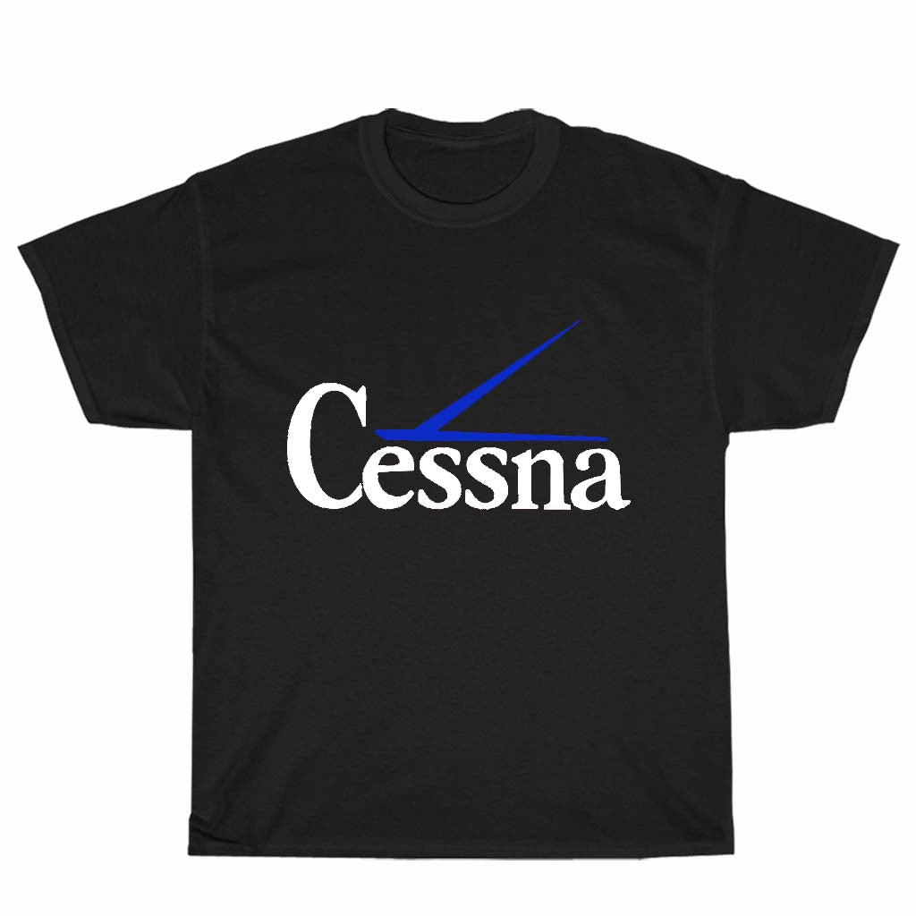 Cessna Logo Unisex Men's T Shirt Size S to 3XL