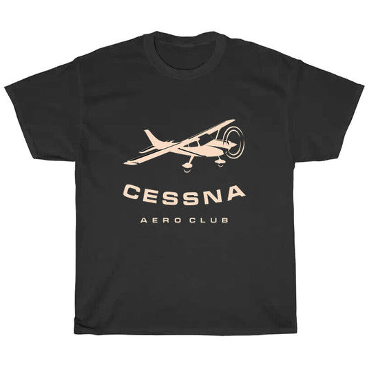 Cessna Aero Club Logo Men's Unisex T Shirt Size S to 3XL