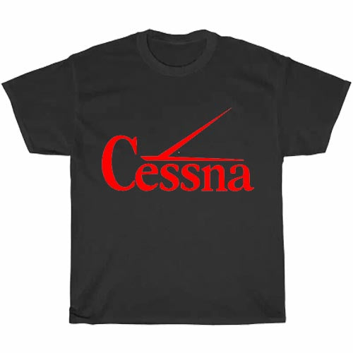 Cessna Logo Men's Unisex T Shirt Size S to 3XL