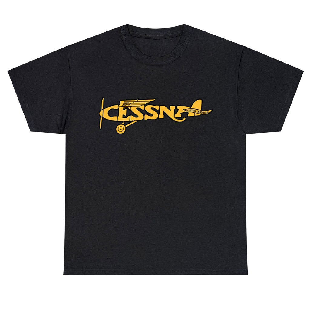 Cessna Logo Unisex Men's T Shirt Size S to 3XL