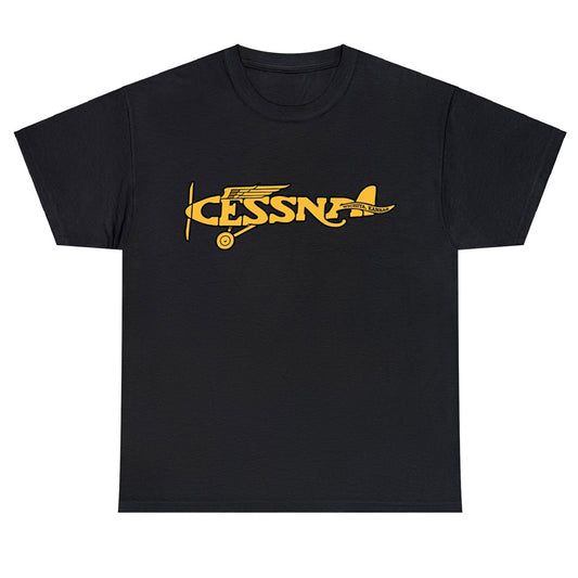 Cessna Logo Unisex Men's T Shirt Size S to 3XL