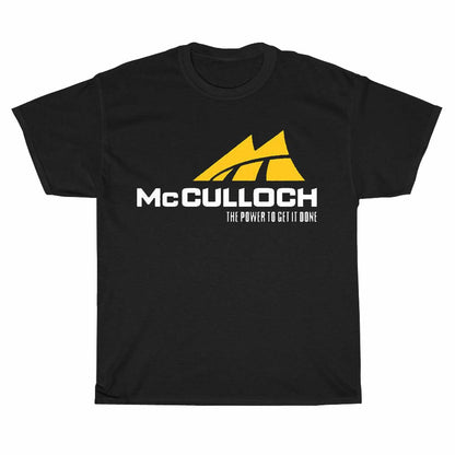 Chainsaws McCulloch Motors Logo Unisex Men's T Shirt Size S to 3XL