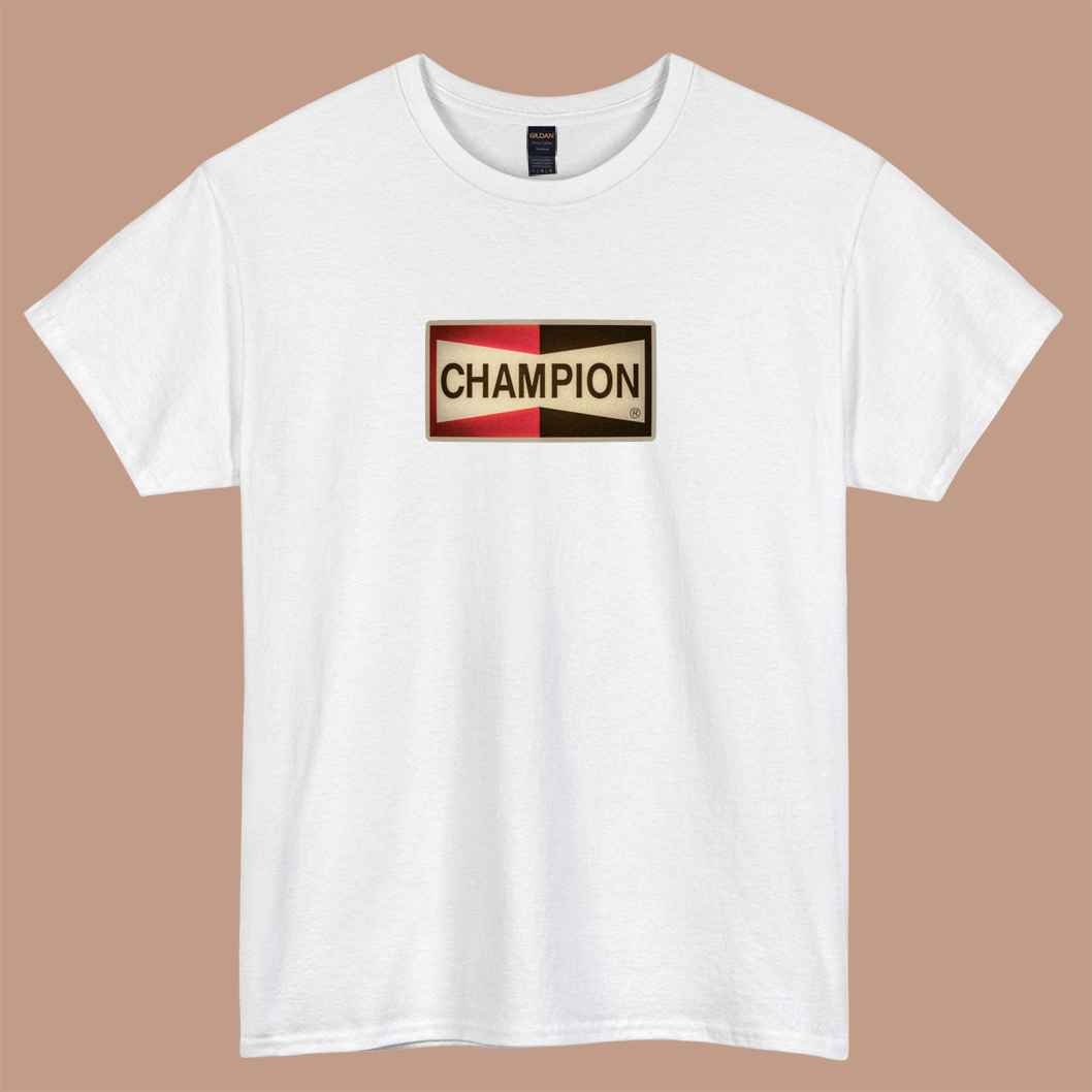 Champion Auto LOGO SHORT SLEEVE T SHIRT S-3XL-P