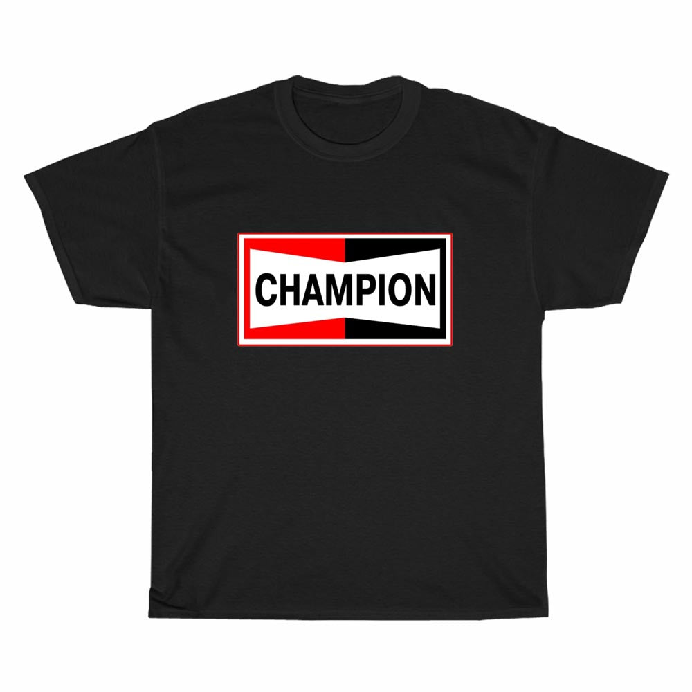 Champion Spark Plug Racing Logo Men's Unisex T Shirt Size S to 3XL