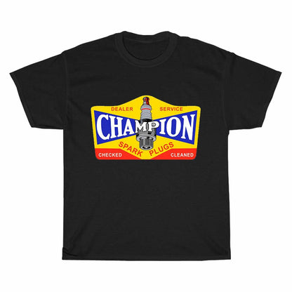 Champion Spark Plug logo Men's Unisex T Shirt Size S to 3XL