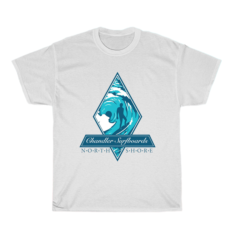 Chandler Surfboard North Shore Movie Logo Men's Unisex T Shirt Size S to 3XL