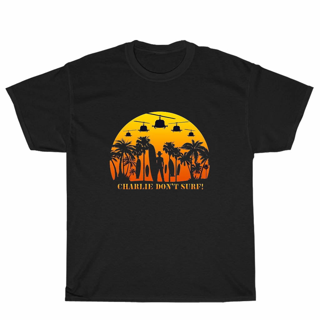 Charlie Don't Sure Logo Logo Unisex Men's T Shirt Size S to 3XL