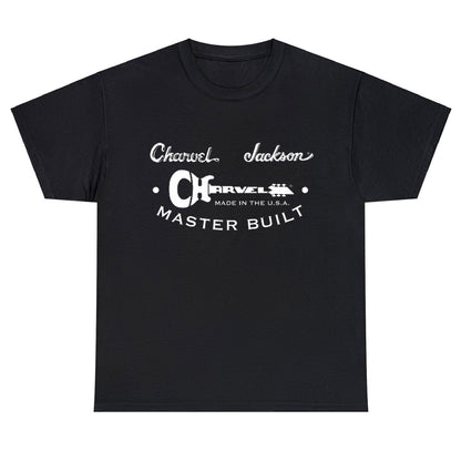 Charvel Jackson Guitar Master Built Logo Unisex Men's T Shirt Size S to 3XL