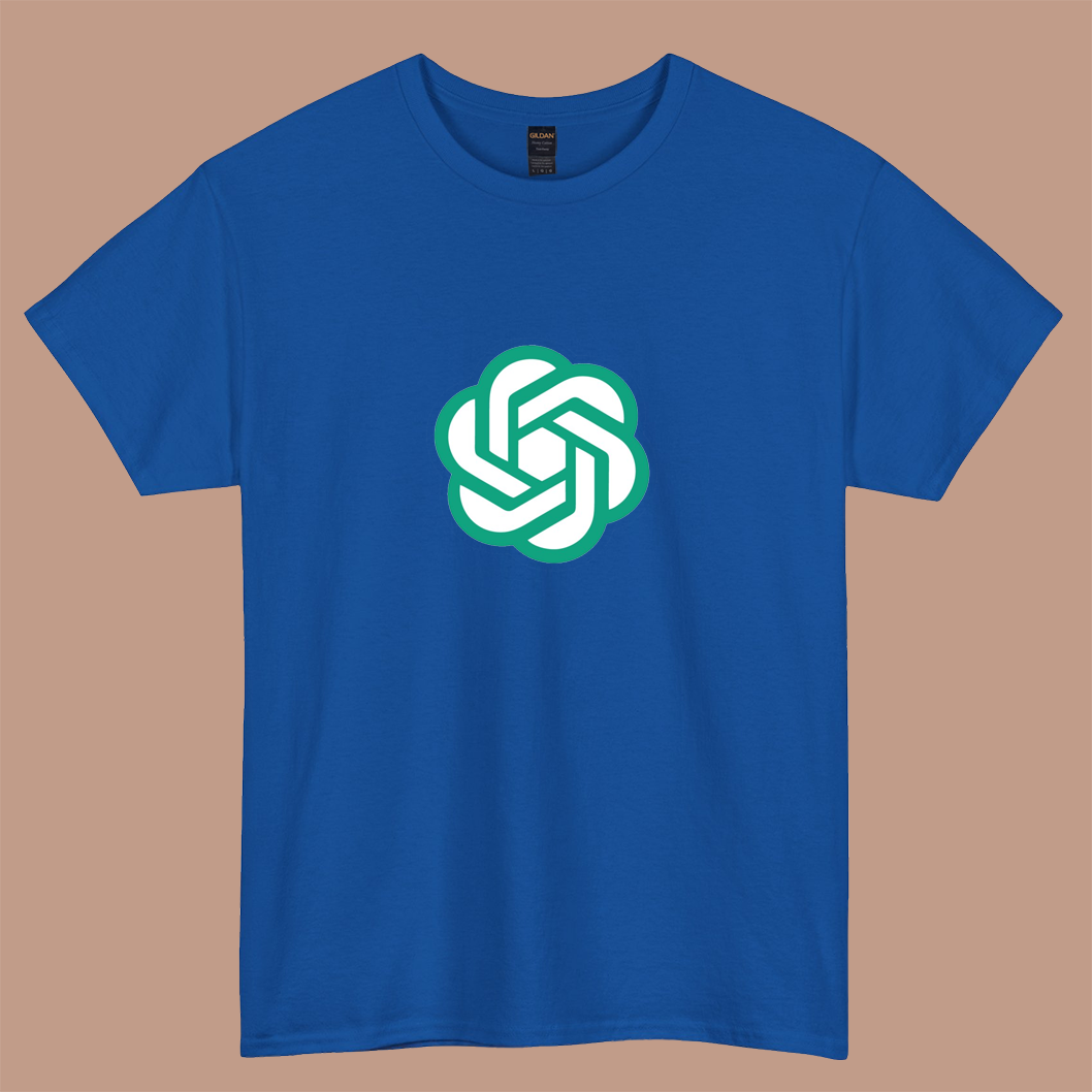 Chat GPT-3 Logo short sleeve t shirt size S-3XL -P