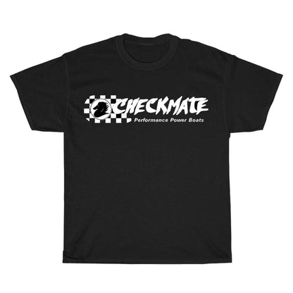 Checkmate Boats Speed Racing Logo Men's Unisex T Shirt Size S to 3XL