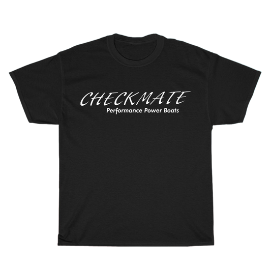 Checkmate Power Boats Logo Men's Unisex T Shirt Size S to 3XL