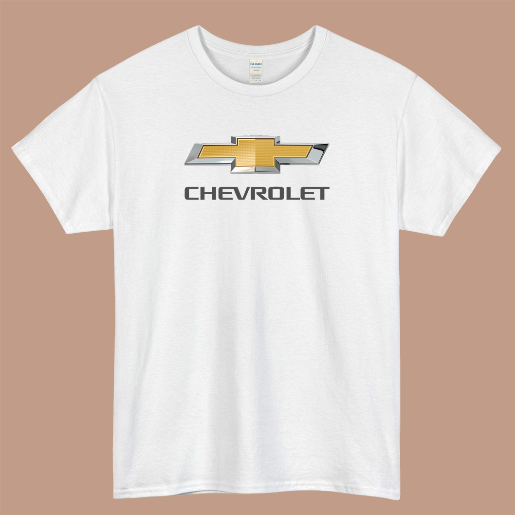 Chevrolet Car Brand Logo Mens Unisex Short Sleeve T-Shirt Size S-3XL