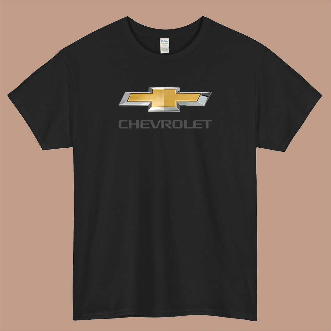 Chevrolet Car Brand Logo Mens Unisex Short Sleeve T-Shirt Size S-3XL