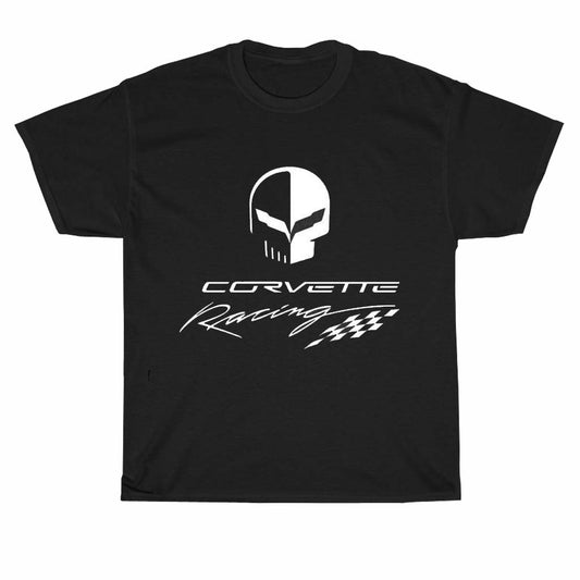 Chevrolet Corvette Racing Jake Skull Logo Unisex Men's T Shirt Size S to 3XL