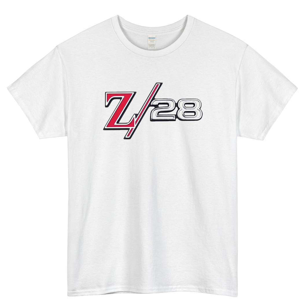 Chevy Camaro Z28 Logo Mens Unisex Short Sleeve T-Shirt Size S-3XL - P
