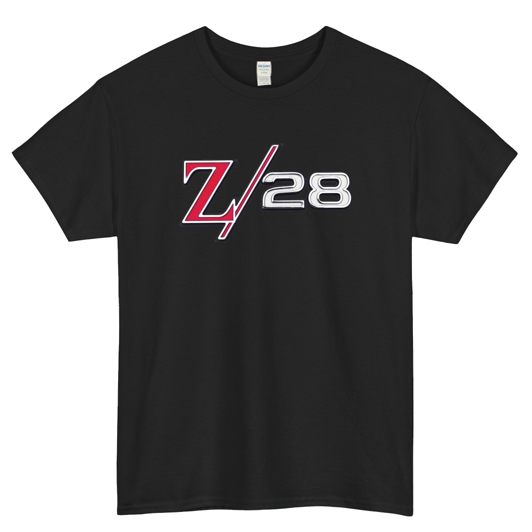 Chevy Camaro Z28 Logo Mens Unisex Short Sleeve T-Shirt Size S-3XL - P