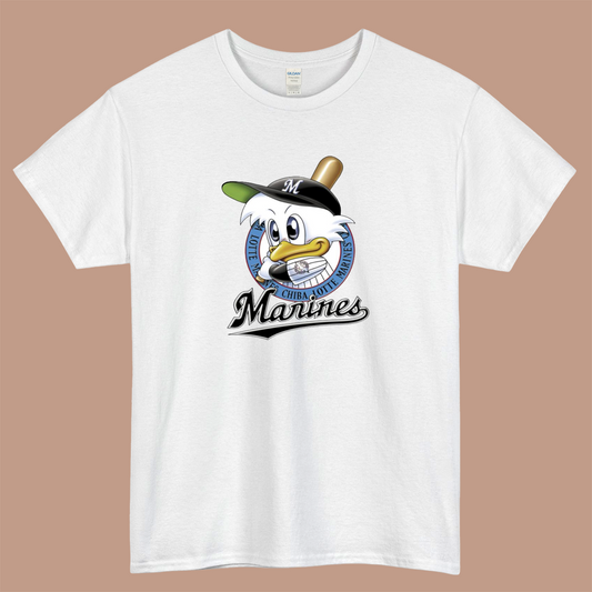 Chiba Lotte Marines Logo Mens Unisex Short Sleeve T-Shirt Size S-3XL - P