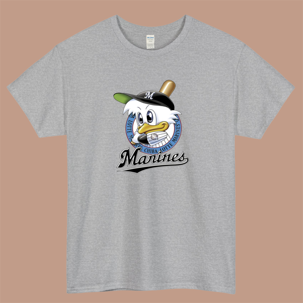 Chiba Lotte Marines Logo Mens Unisex Short Sleeve T-Shirt Size S-3XL - P