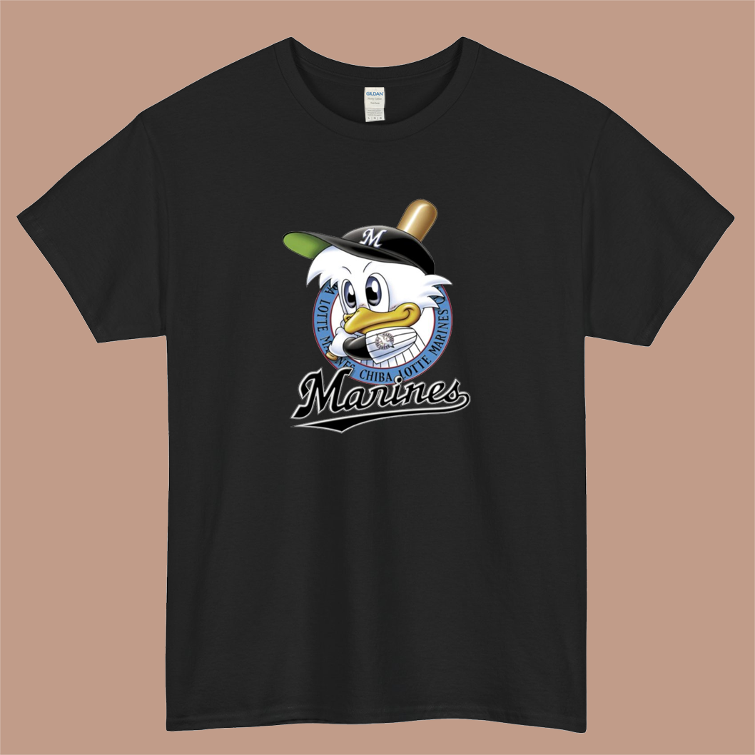 Chiba Lotte Marines Logo Mens Unisex Short Sleeve T-Shirt Size S-3XL - P