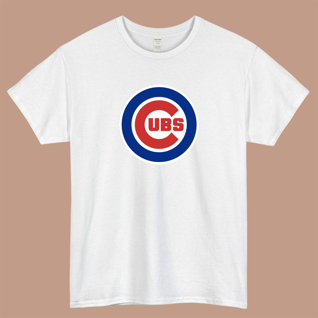 Chicago Cubs Logo Mens Unisex Short Sleeve T-Shirt Size S-3XL - P