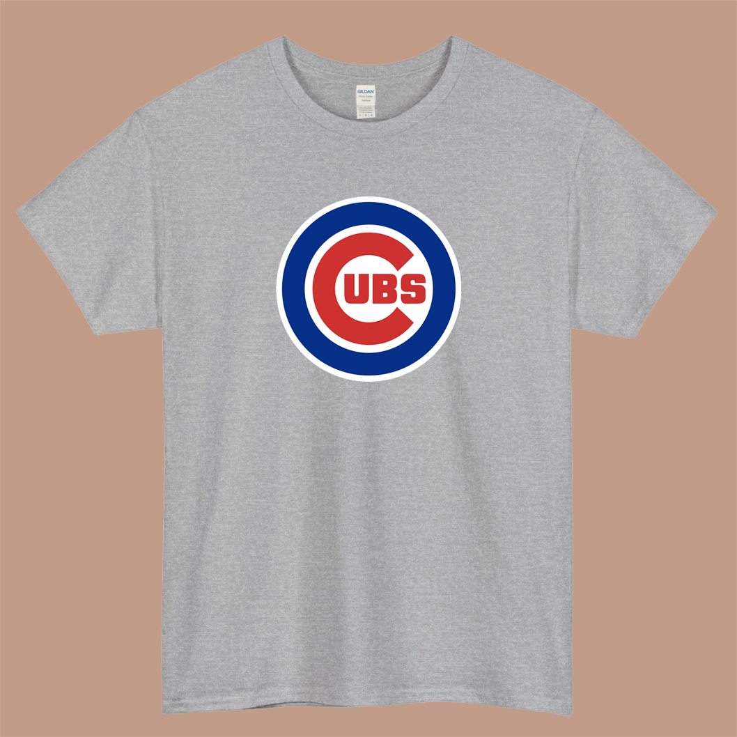 Chicago Cubs Logo Mens Unisex Short Sleeve T-Shirt Size S-3XL - P