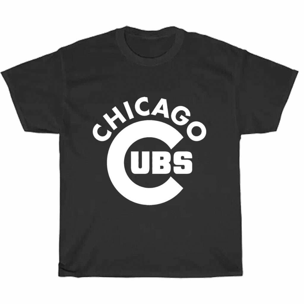 Chicago Cubs MLB Wrigley Field 1908 World Series Logo Men's Unisex T Shirt Size S to 3XL