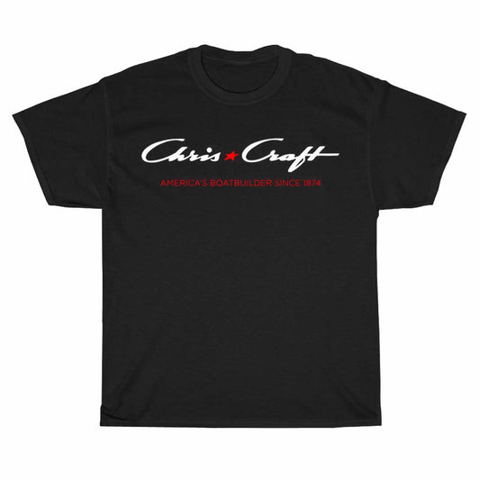 Chris Craft Boats Logo Unisex Men's T Shirt Size S to 3XL