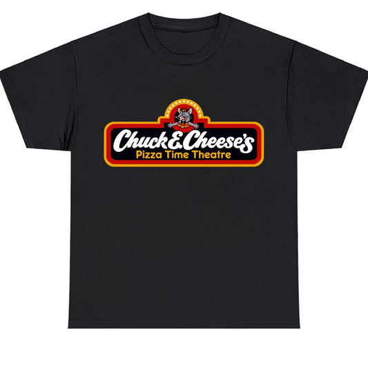 Chuck E Cheese Restaurant Logo Men's Unisex T Shirt Size S to 3XL