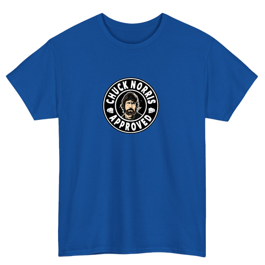 Chuck Norris Blue Black Navy Logo Mens Unisex Short Sleeve T-Shirt Size S-3XL -P