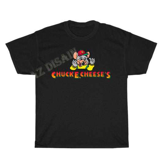 Chuck E Cheese Restaurant Logo Men's Unisex T Shirt Size S to 3XL