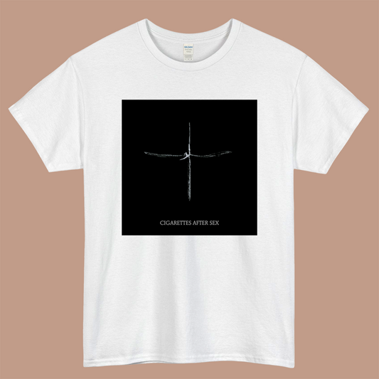 Cigarettes After Sex - Neon Moon Logo Mens Unisex Short Sleeve White T-Shirt Size S-3XL