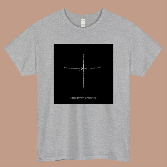 Cigarettes After Sex - Neon Moon Logo Mens Unisex Short Sleeve Gray T-Shirt Size S-3XL