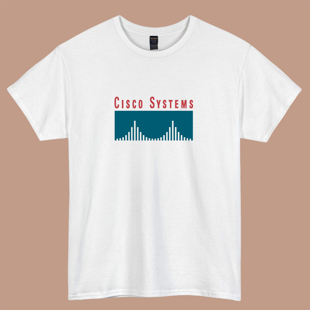 Cisco logo short sleeve t shirt S-3XL -P