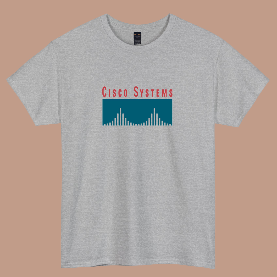 Cisco logo short sleeve t shirt S-3XL -P