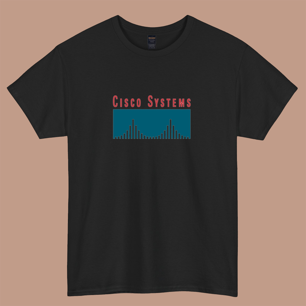 Cisco logo short sleeve t shirt S-3XL -P