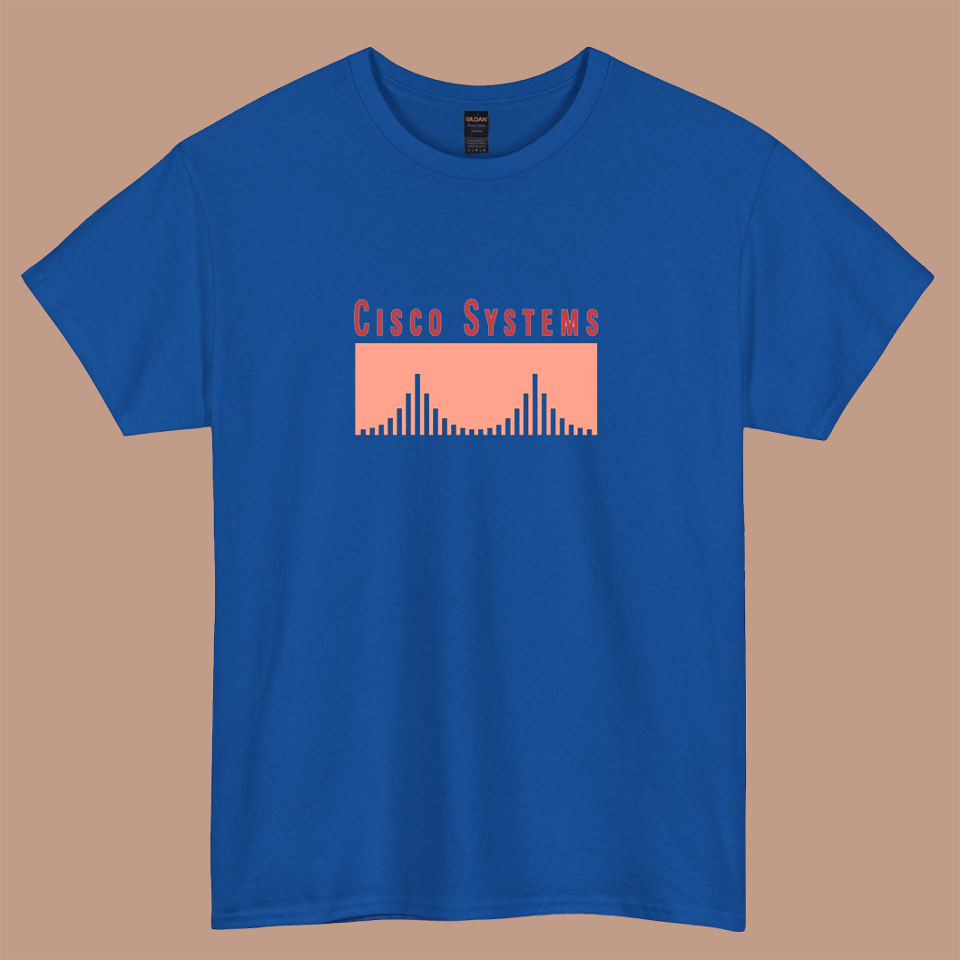 Cisco logo short sleeve t shirt S-3XL -P