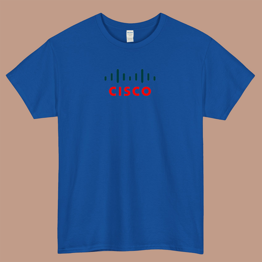 Cisco short sleeve logo mens t shirt s-3xl