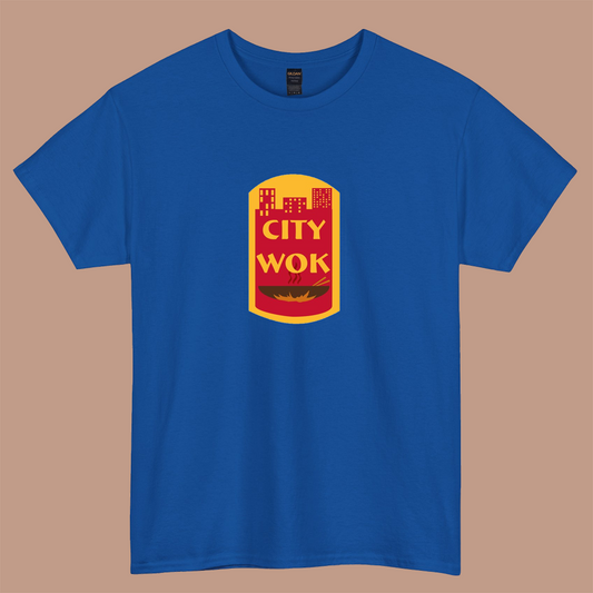 City Wok  logo short sleeve t shirt S-3XL -P