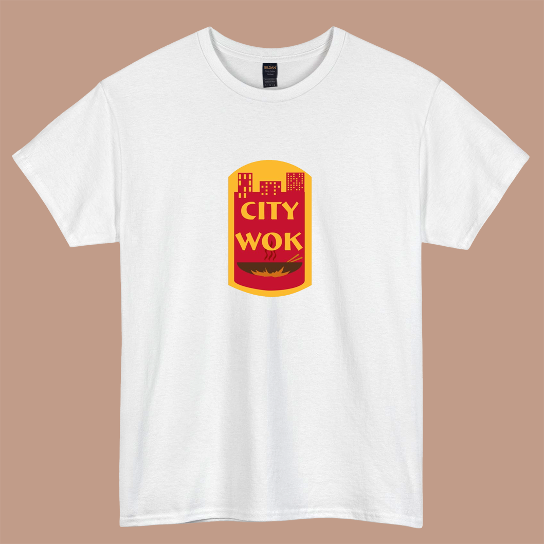 City Wok  logo short sleeve t shirt S-3XL -P
