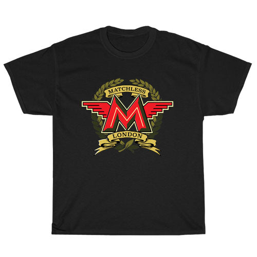 Classic British Motorcycle - Matchless logo Unisex Men's T Shirt Size S to 3XL