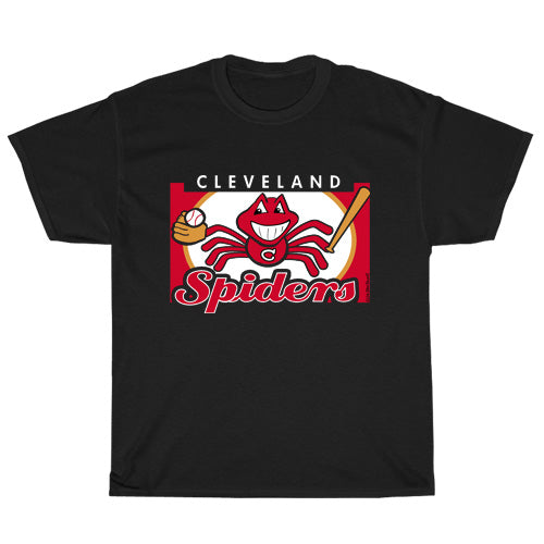 Cleveland Spiders Logo Men's Unisex T Shirt Size S to 3XL
