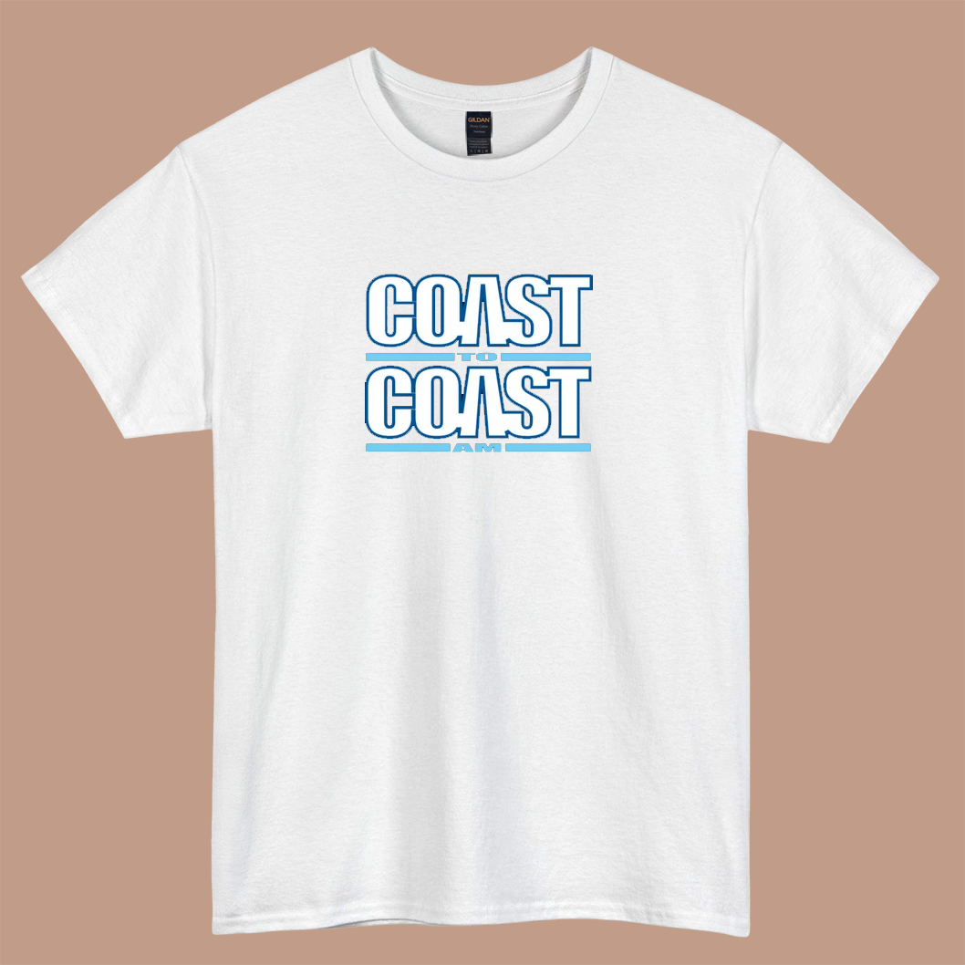 Coast to Coast AM Logo short sleeve t shirt size S-3XL -P