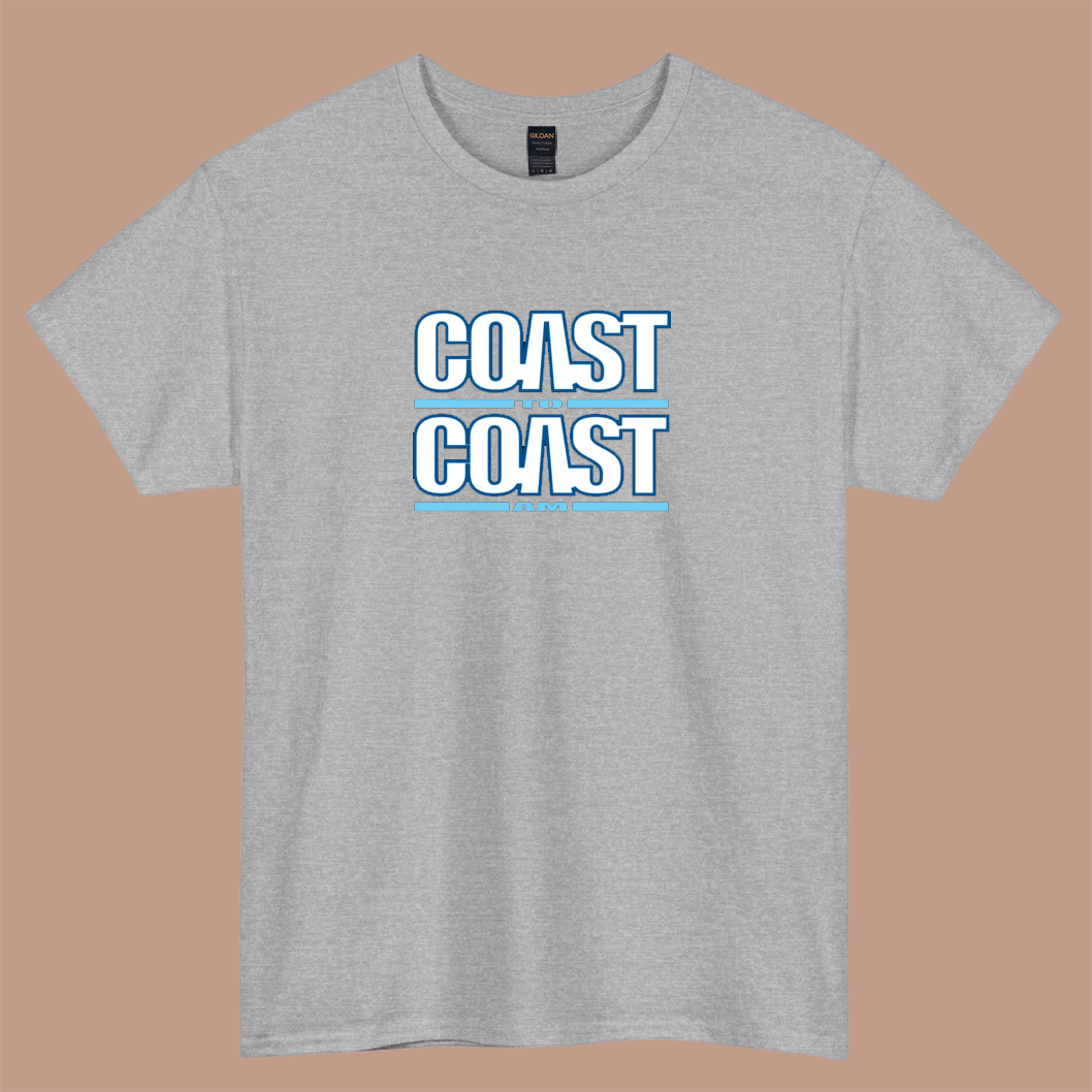 Coast to Coast AM Logo short sleeve t shirt size S-3XL -P