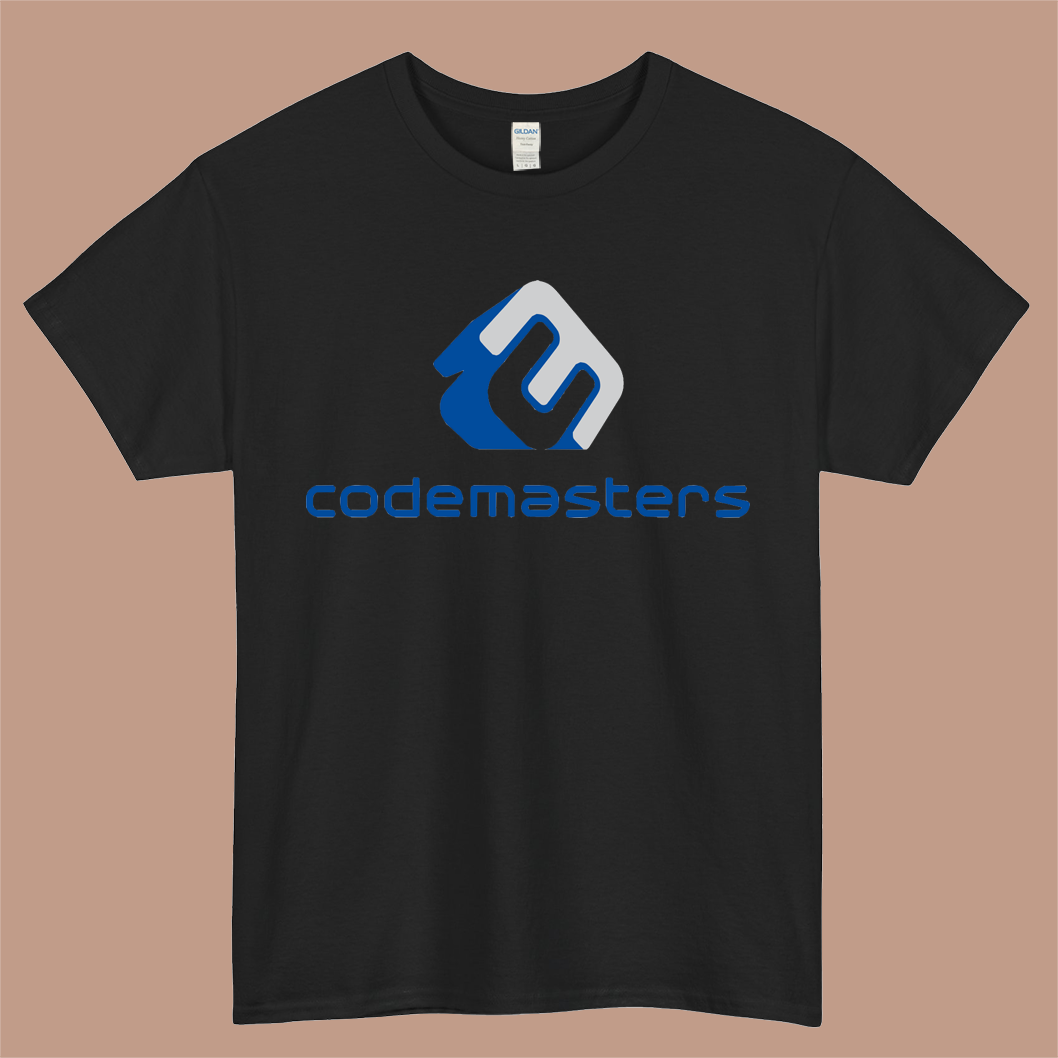Codemasters Logo Mens Unisex Short Sleeve Black T-Shirt Size S-3XL