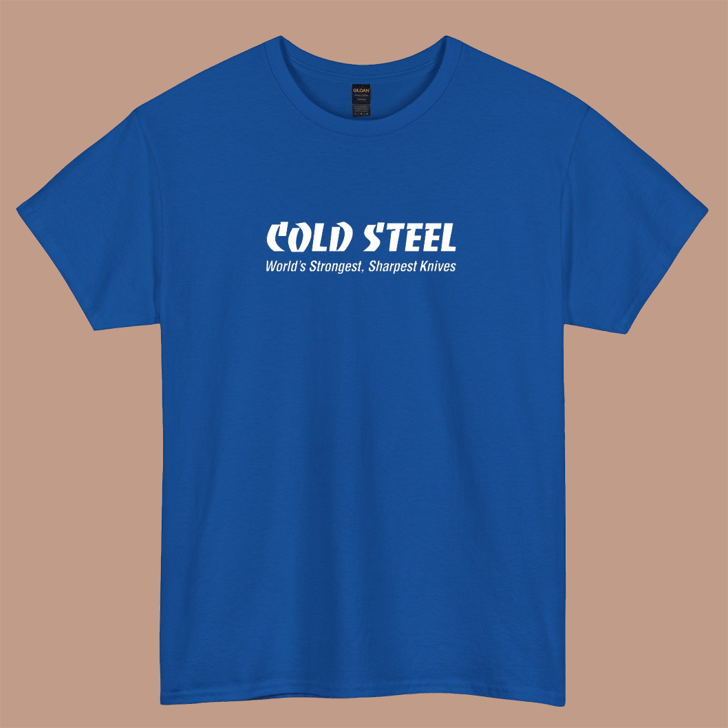 Cold Steel Logo  short slevee t shirt Size S-3XL -P