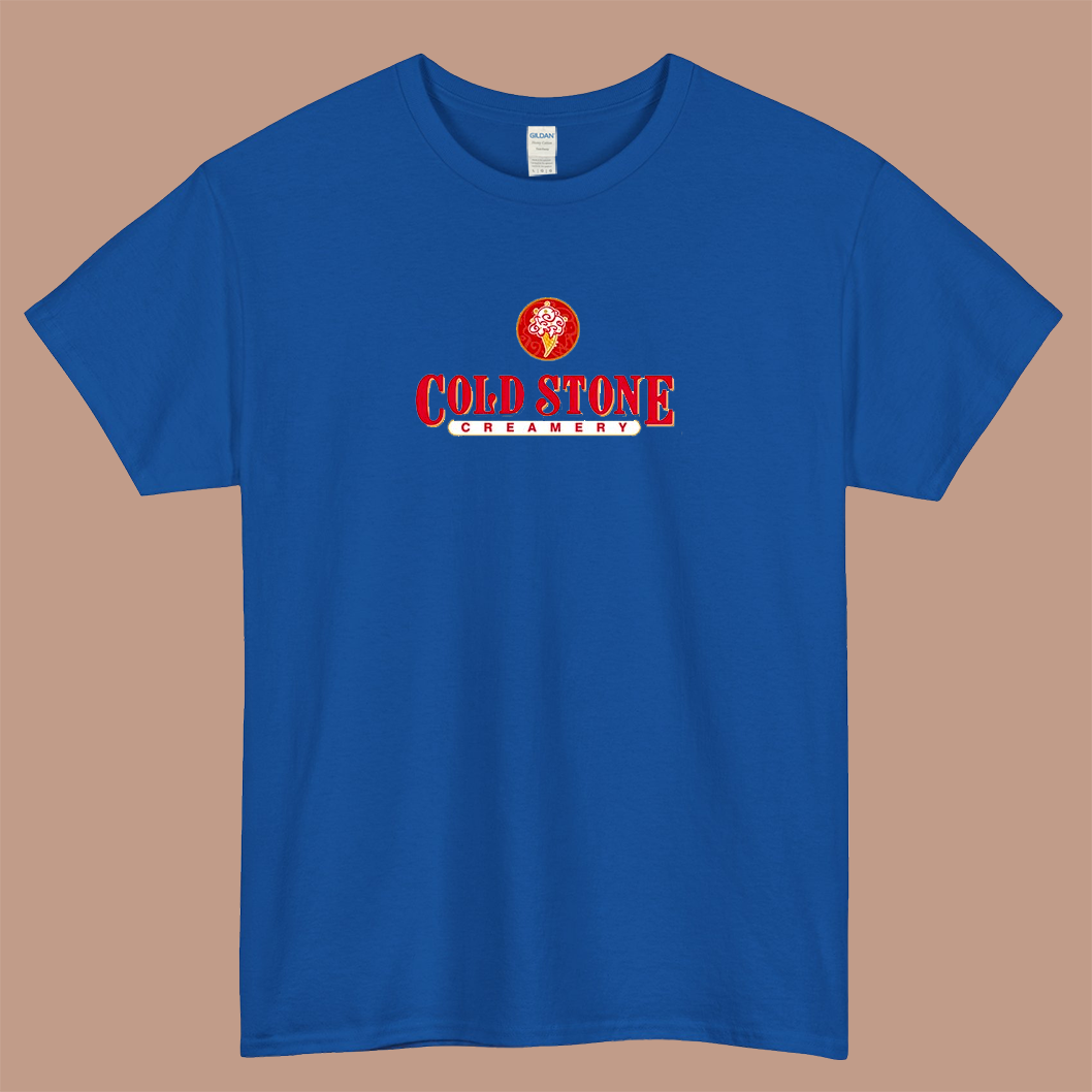 Cold Stone  2  Logo Mens Unisex Short Sleeve T-Shirt Size S-3XL