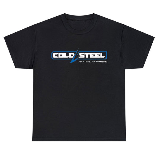 Cold Steel Logo Unisex Men's T Shirt Size S to 3XL